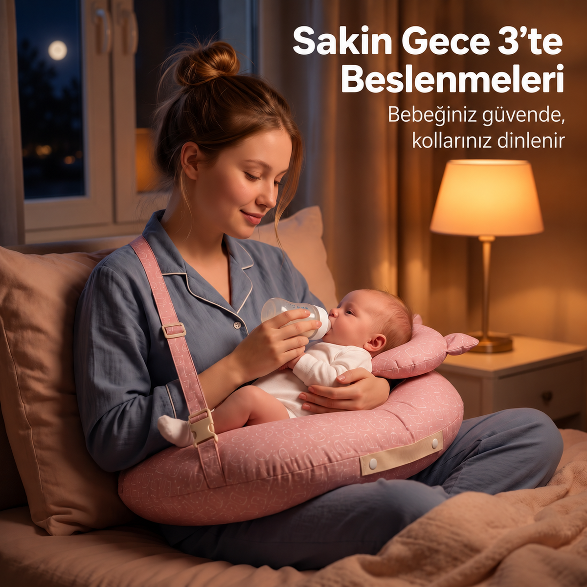 MomelleBabies Bebek Emzirme Yastığı